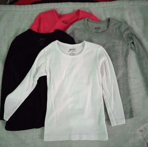 Solid color long sleeve shirts